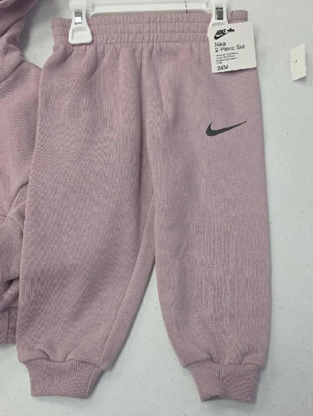 Nike Girls' Mauve Pink Hoodie & Joggers Set - Picture 4 of 4
